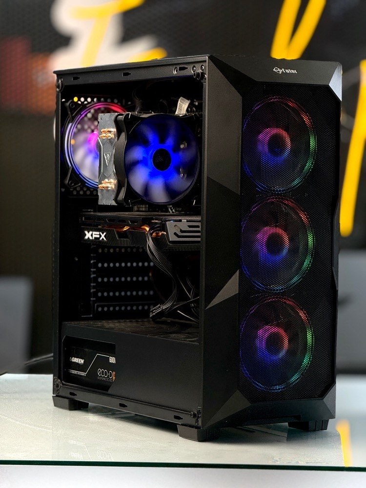 کیس اسمبل شده fater(RGB)-corei3-12100F-MB ASUS-RAM 16GB DDR4-256GB SSD-POWER 530W