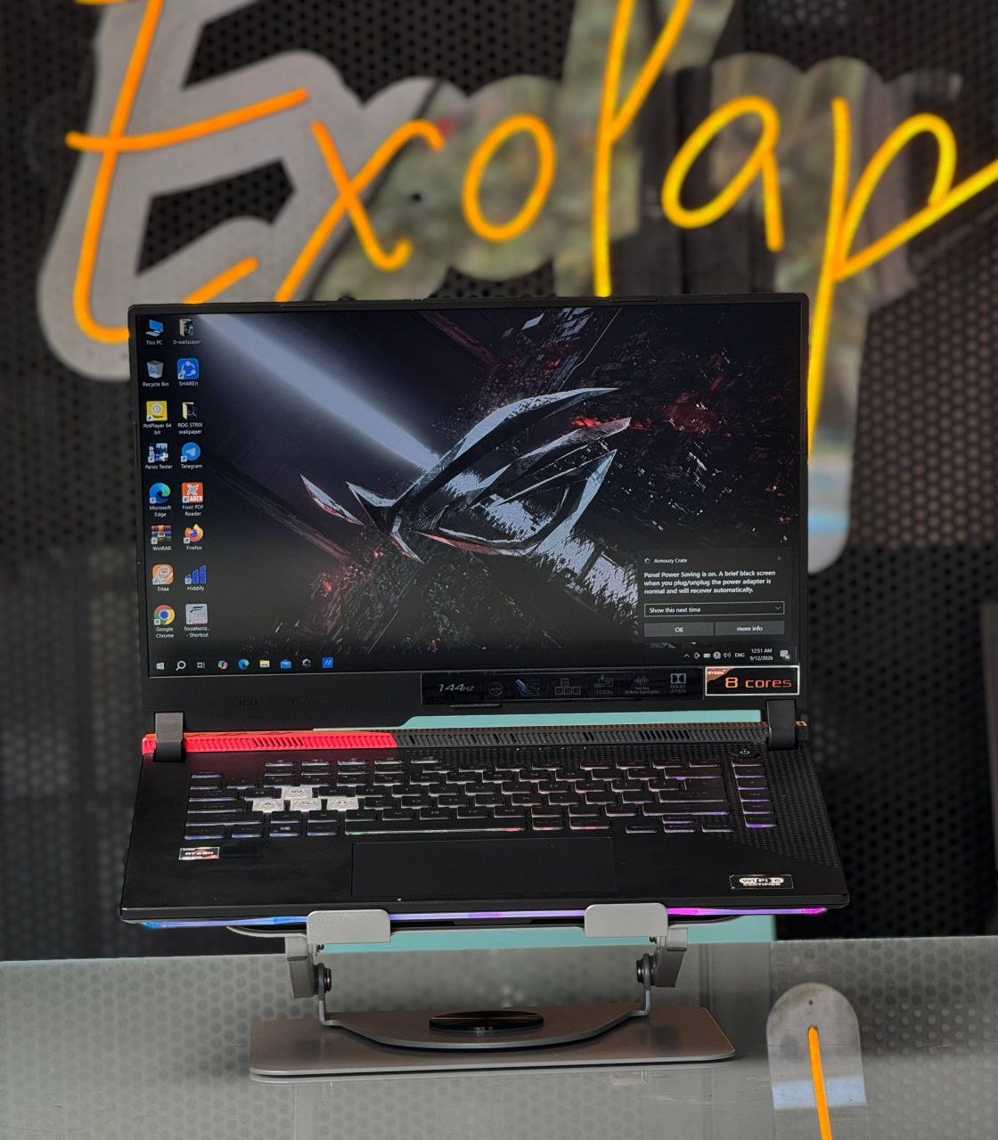 لپ تاپ اپن باکس 15.6 اینچی ایسوس مدل ASUS ROG Strix G513IC | Ryzen 7 4800H | RTX 3050 4GB | 16GB DDR4 | 512GB SSD |  FHD  144Hz