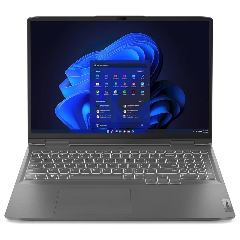 لپ تاپ 16 اینچی لنوو مدل LOQ 16IRH8-i7 13620H-16GB DDR5 5200MHz-512GB SSD-RTX4060-FHD